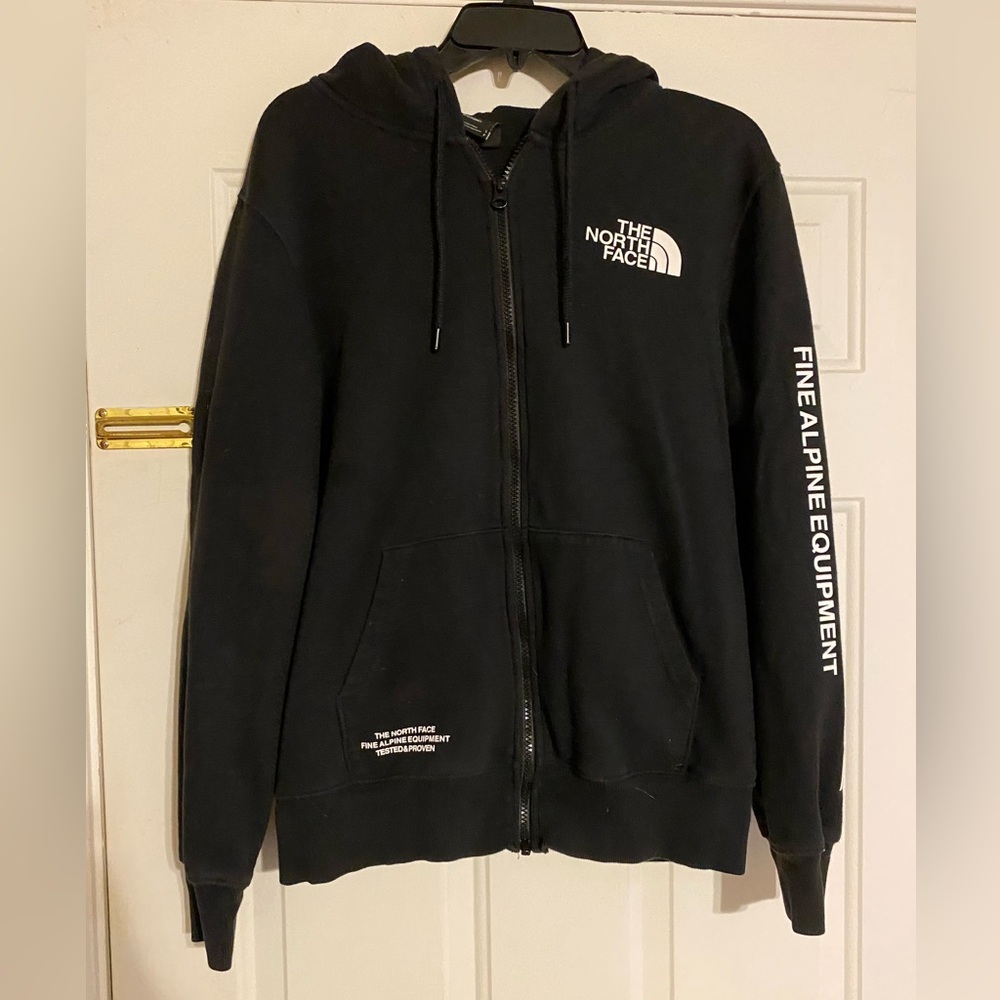 North Face zip up hoodie jacket mens small